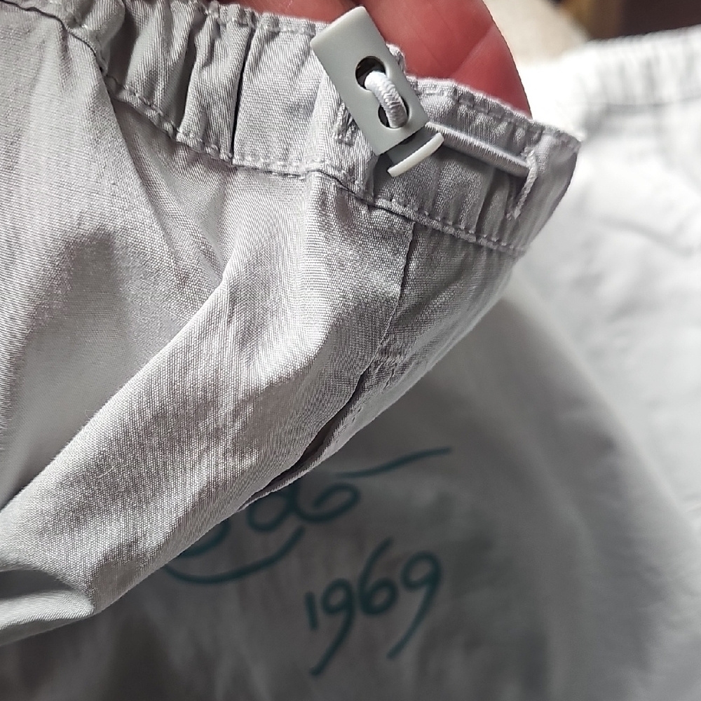 Ed Hardy Unisex Light Grey Cargo Pants- Multicolor Side Tattoo Graphics NWT-L - Picture 14 of 14